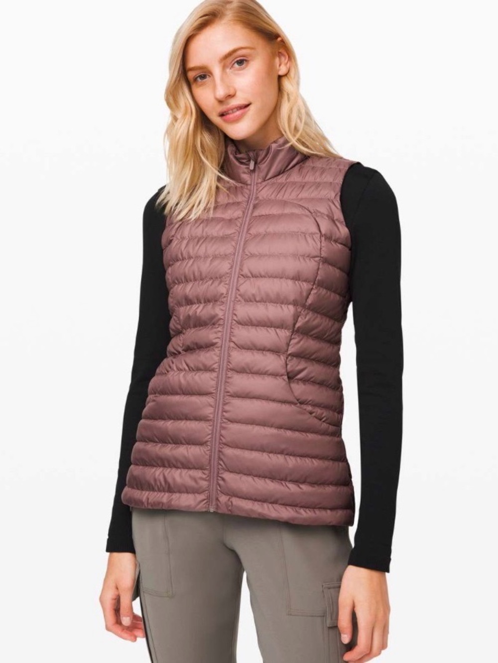 Lululemon Pack It Down Vest Misty Mocha